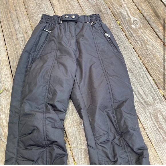 fera international vintage black warm ski snow board pants women’s size 4 Reg - Picture 2 of 7